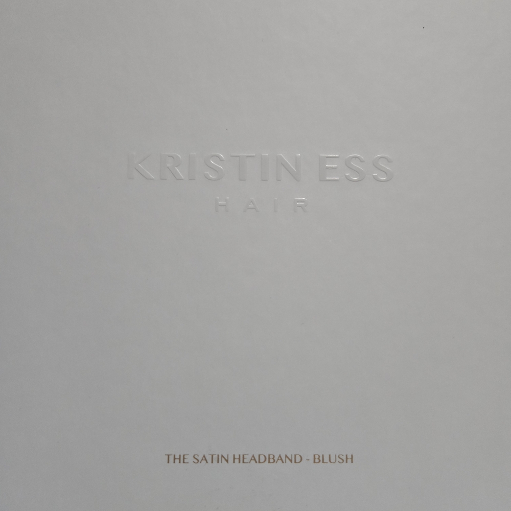 Kristin Ess Satin Headband - Blush Pink